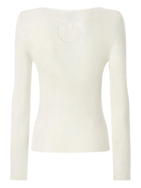 PINKO cut-out cardigan - White - zdjęcie produktu nr 2