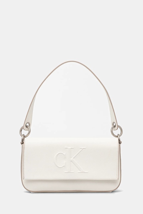 Calvin Klein Jeans torebka kolor biały LV04K3148G - zdjęcie produktu nr 1