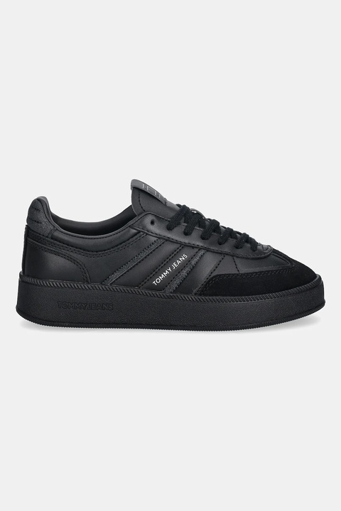 Tommy Jeans sneakersy THE GREENWICH EDGE FLATFORM damskie kolor czarny EN0EN02900 - zdjęcie produktu nr 2