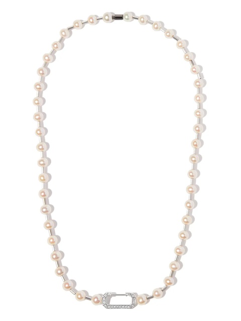 EÉRA 18kt white gold diamond and pearl necklace - Silver - zdjęcie produktu nr 1