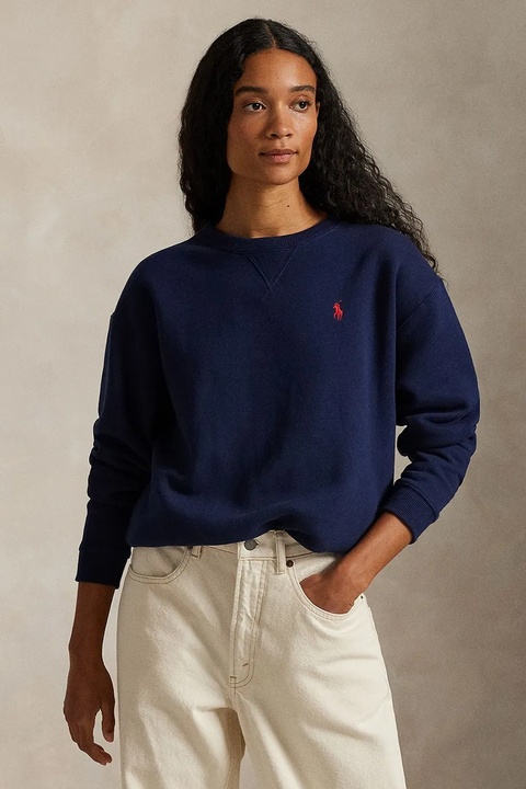 Polo Ralph Lauren bluza damska kolor granatowy gładka 211943006 - zdjęcie produktu nr 1