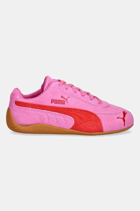 Puma sneakersy zamszowe Speedcat OG kolor różowy 398846 - zdjęcie produktu nr 2