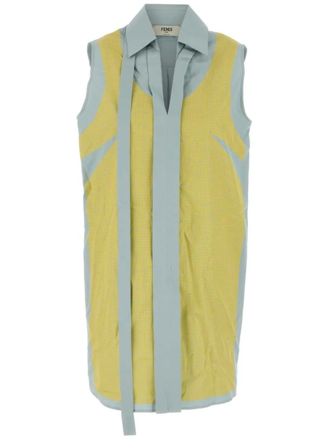 FENDI two-tone mini dress - Blue - zdjęcie produktu nr 1