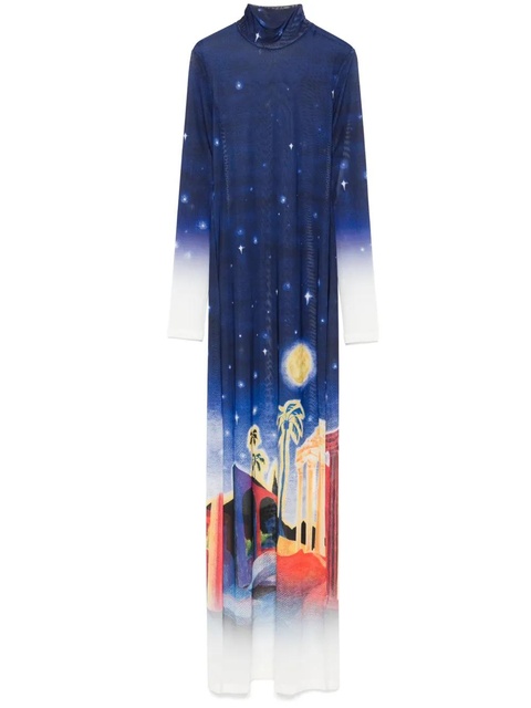 Casablanca printed maxi dress - Blue - zdjęcie produktu nr 1
