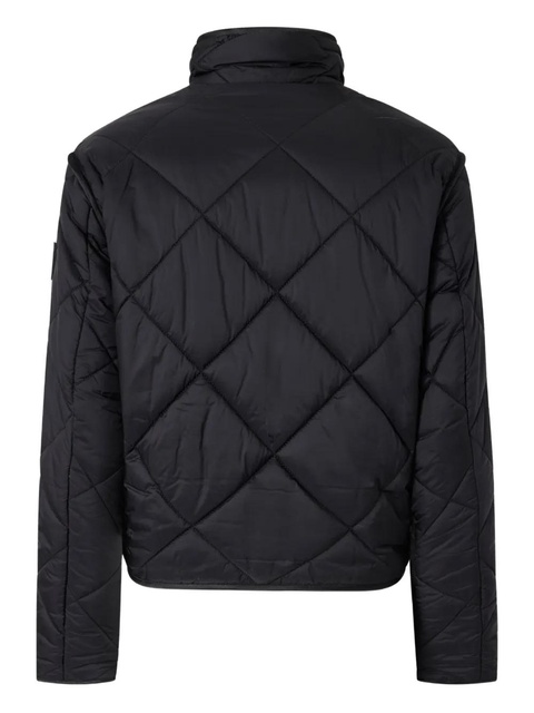 PINKO quilted diamond-pattern jacket - Black - zdjęcie produktu nr 2