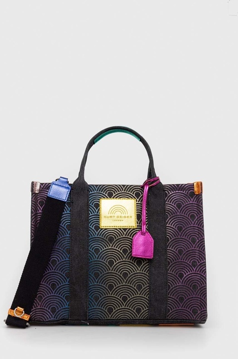 Kurt Geiger London torebka kolor czarny - zdjęcie produktu nr 1