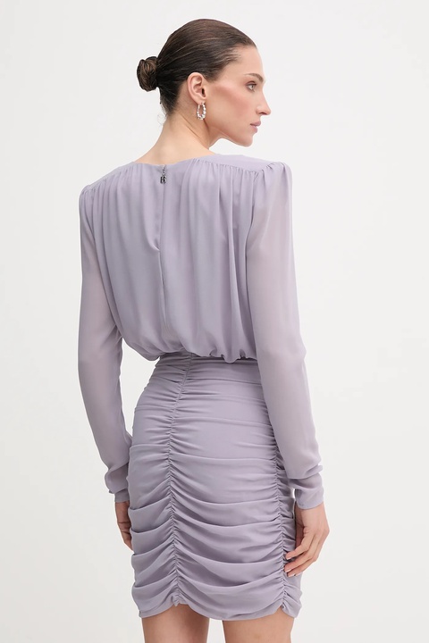 Rotate sukienka 0 kolor fioletowy mini dopasowana 1143491429 - zdjęcie produktu nr 2