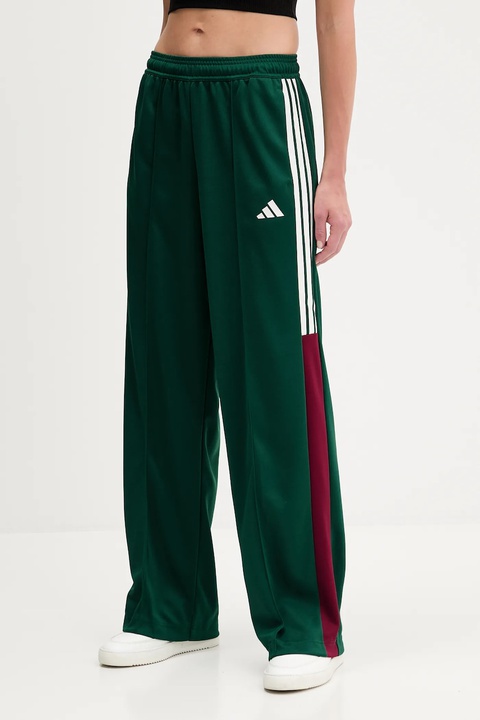 adidas spodnie dresowe Tiro damskie kolor zielony gładkie JW6812 - zdjęcie produktu nr 2