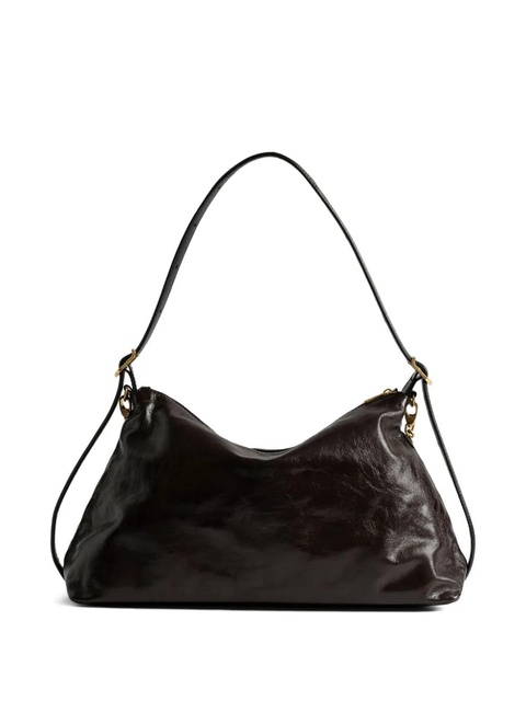 Zadig&Voltaire Jim chain-embellished shoulder bag - Brown - zdjęcie produktu nr 2