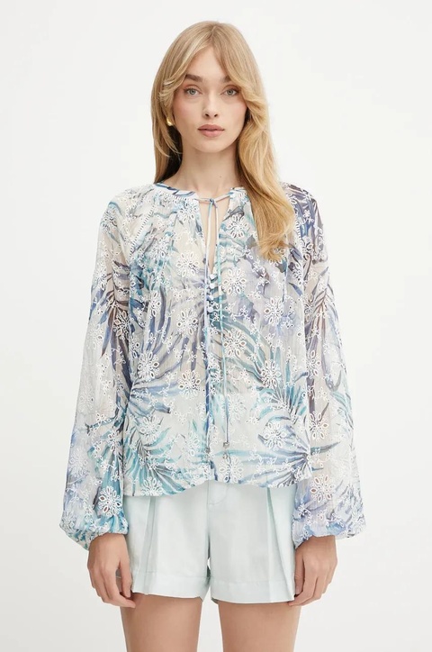Guess bluzka DANILE damska kolor beżowy gładka W5GH60 W0WA2 - zdjęcie produktu nr 1