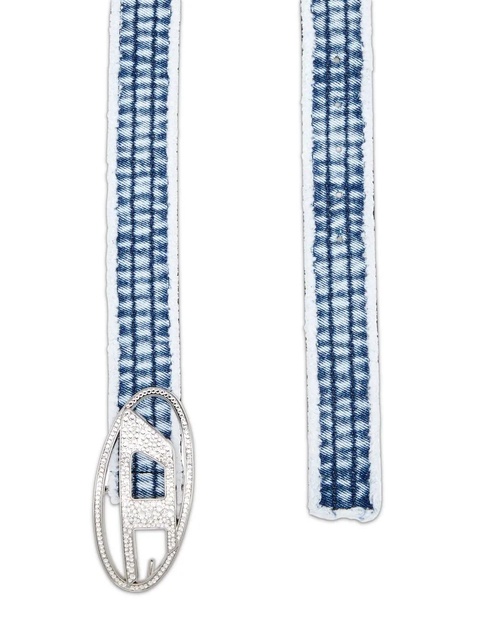Diesel B-1dr rhinestone belt - Blue - zdjęcie produktu nr 2