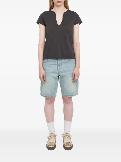 Zadig&Voltaire v-neck t-shirt - Brown - zdjęcie produktu nr 2