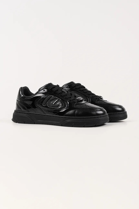 Karl Lagerfeld sneakersy skórzane KOURTNEY damskie kolor czarny KL63025 - zdjęcie produktu nr 2