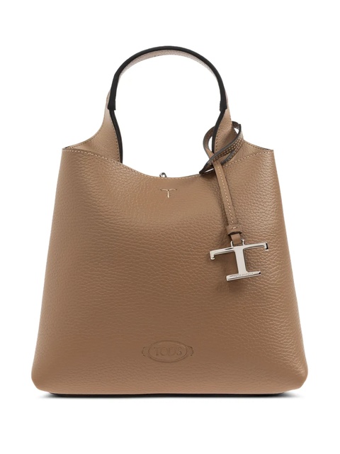 Tod's mini leather tote bag - Brown - zdjęcie produktu nr 1