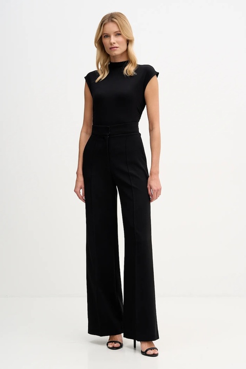 Dkny bluzka damska kolor czarny gładka W3384RAS - zdjęcie produktu nr 2