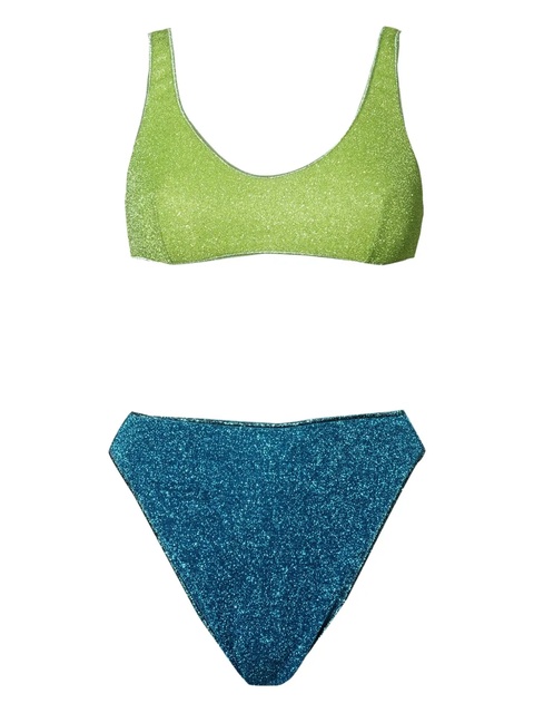 Oséree Lumiere '90s Sporty bikini - Green - zdjęcie produktu nr 1