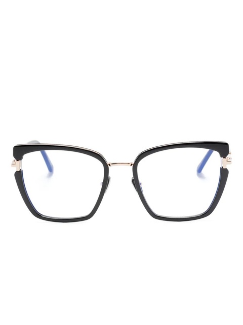 TOM FORD Eyewear FT5984B cat-eye glasses - Black - zdjęcie produktu nr 1