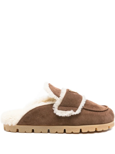 Prada suede slippers - Brown - zdjęcie produktu nr 1