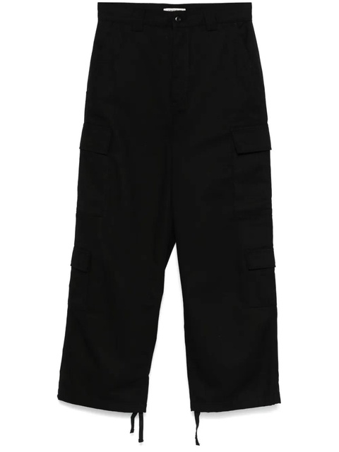 Carhartt WIP logo-patch straight trousers - Black - zdjęcie produktu nr 1