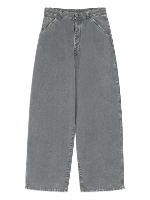 LEMAIRE snow-wash tapered trousers - Grey - zdjęcie produktu nr 1
