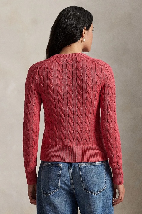 Polo Ralph Lauren kardigan bawełniany damski kolor czerwony 211971868 - zdjęcie produktu nr 1