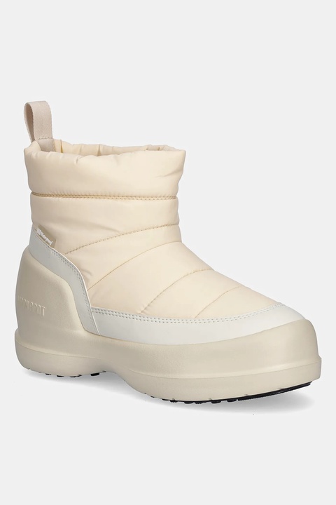 Moon Boot śniegowce MB MEZZALUNA PUFFY WP kolor beżowy 80D2500050 L002 - zdjęcie produktu nr 1