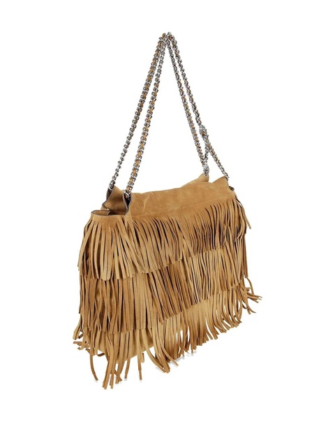Tory Burch Fleming fringed tote bag - Brown - zdjęcie produktu nr 1