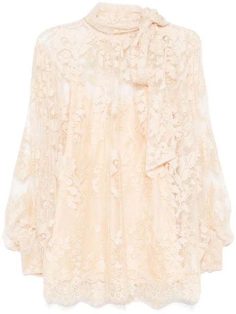 ZIMMERMANN Illustration blouse - Neutrals - zdjęcie produktu nr 1