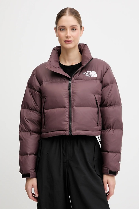 The North Face kurtka puchowa Nuptse kolor brązowy zimowa NF0A5GGEBQ71 - zdjęcie produktu nr 1
