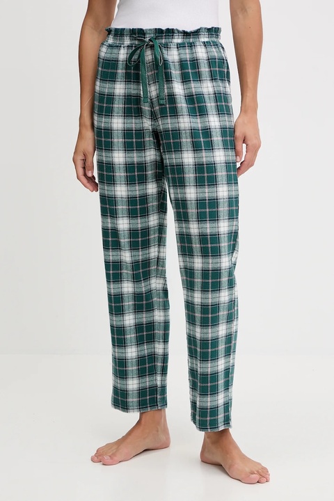 women'secret spodnie piżamowe bawełniane damska kolor zielony bawełniana 3702291 - zdjęcie produktu nr 1