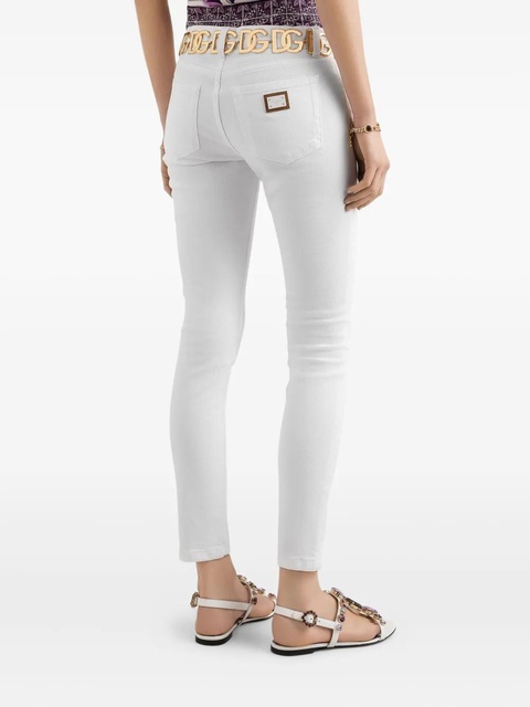 Dolce & Gabbana logo-plaque jeans - White - zdjęcie produktu nr 2