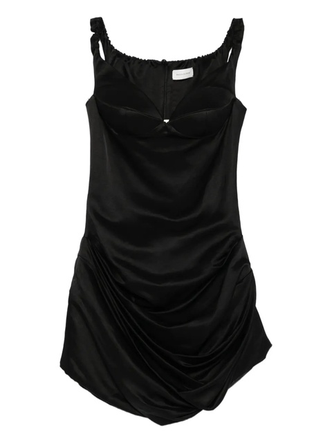 Magda Butrym draped mini dress - Black - zdjęcie produktu nr 1