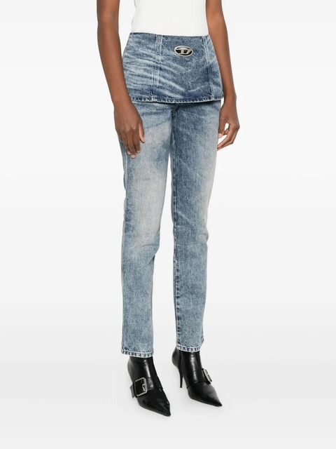 Diesel overlapping-detail jeans - Blue - zdjęcie produktu nr 2