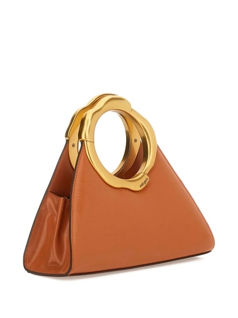 Cult Gaia Asa ring handle triangular tote bag - Brown - zdjęcie produktu nr 2