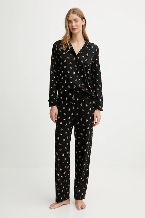 Lauren Ralph Lauren piżama damska kolor czarny ILN92467F - zdjęcie produktu nr 1