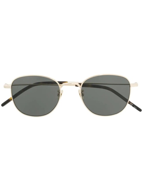Saint Laurent Eyewear round frame sunglasses - Black - zdjęcie produktu nr 1