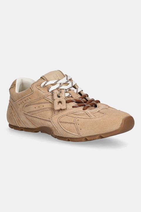 Nokwol sneakersy zamszowe Atlas damskie kolor beżowy Atlas - zdjęcie produktu nr 1