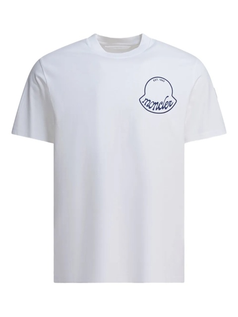 Moncler logo cotton T-shirt - White - zdjęcie produktu nr 1