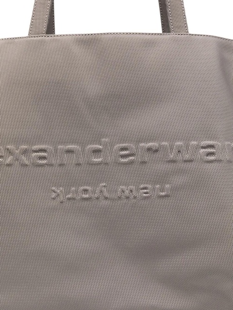 Alexander Wang embossed canvas nylon tote bag - Grey - zdjęcie produktu nr 2