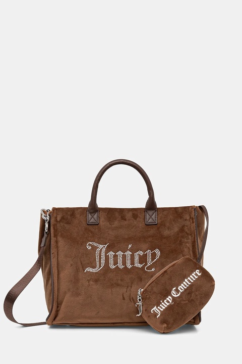 Juicy Couture torebka Iris Velvet kolor brązowy BIJIR8944WZC - zdjęcie produktu nr 2
