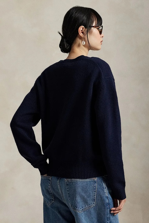 Polo Ralph Lauren sweter wełniany damski kolor granatowy 211972139 - zdjęcie produktu nr 2