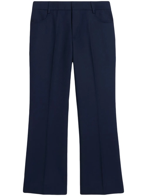 AMI Paris cropped flared trousers - Blue - zdjęcie produktu nr 1