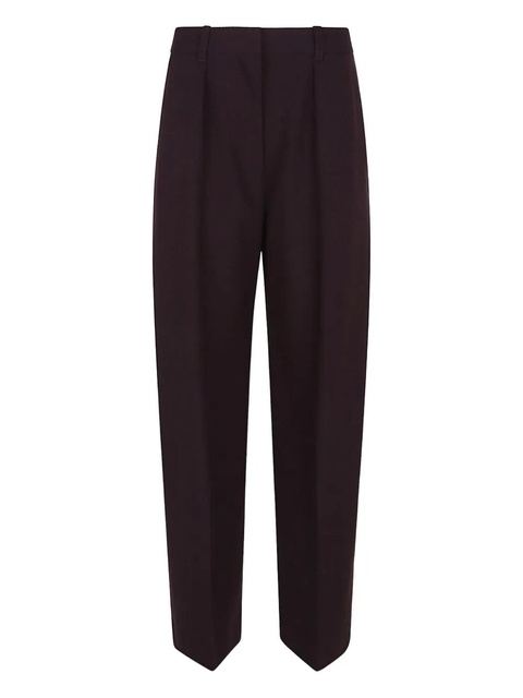 Victoria Beckham pleated-front trousers - Red - zdjęcie produktu nr 2