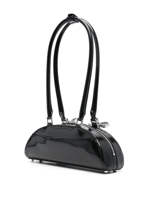 Self-Portrait Curved shoulder bag - Black - zdjęcie produktu nr 2