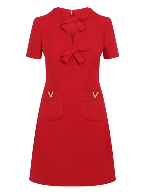 Valentino Garavani Crepe Couture mini dress - Red - zdjęcie produktu nr 1