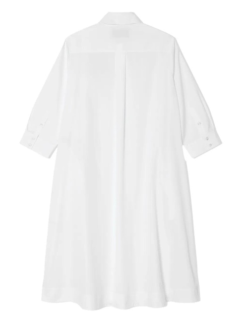 Simone Rocha floral-detail shirt - White - zdjęcie produktu nr 2