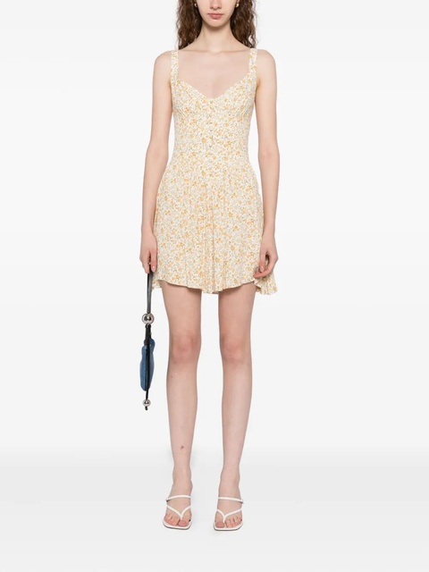 Reformation WYNN dress - Yellow - zdjęcie produktu nr 2