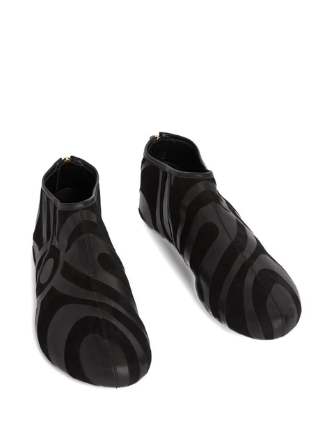 PUCCI print zip flat shoes - Black - zdjęcie produktu nr 1