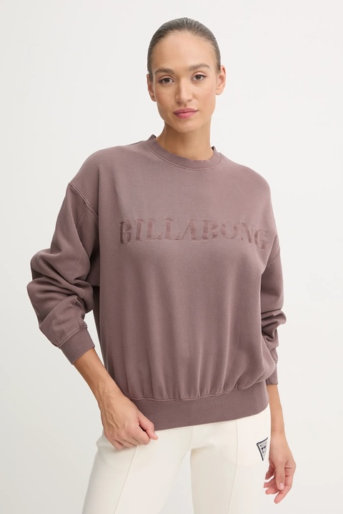 Billabong bluza Palmin damska kolor brązowy z aplikacją ABJFT00456 - zdjęcie produktu nr 1