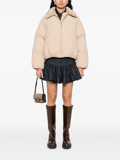 SANDRO zip-up puffer jacket - Neutrals - zdjęcie produktu nr 2